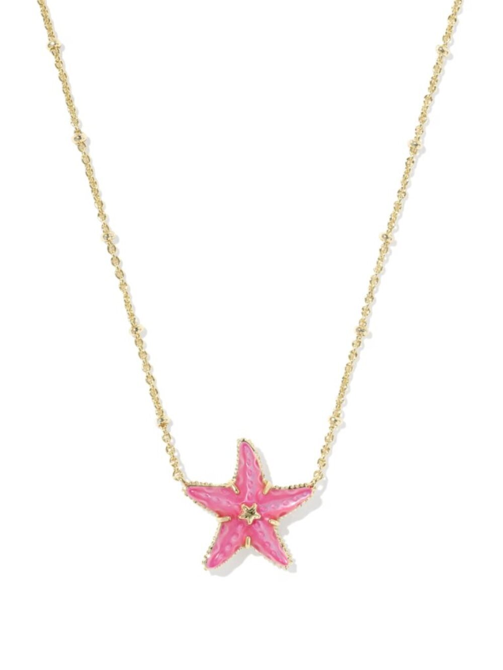 Parker Starfish Gold Short Pendant Necklace